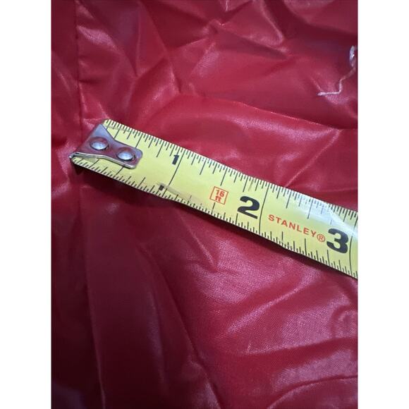 Lacoste Alligator 80s Full Zip Windbreaker Rain Jacket Red Convert To Pouch Sz S - Picture 10 of 16